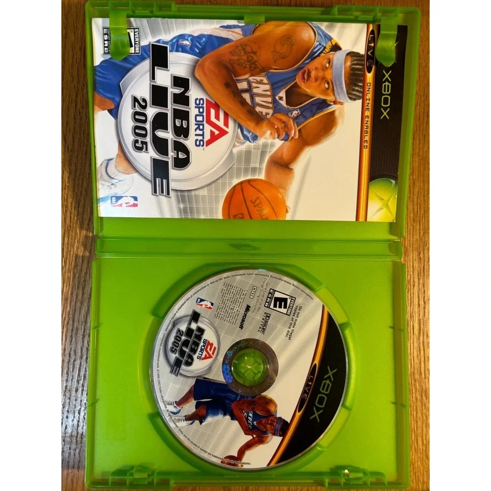 NBA Live 2005 Xbox Original OG CIB Complete tested and working